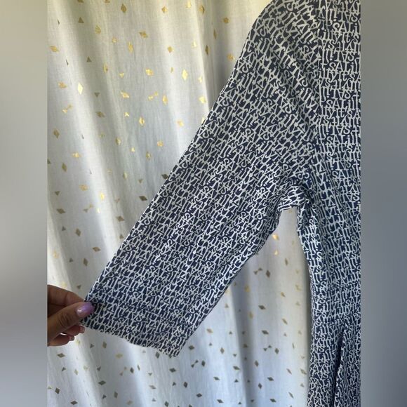 Lilly Pulitzer Blayney It's A Lilly Ruffle V Neck Silk Blend Dress S - Picture 4 of 8